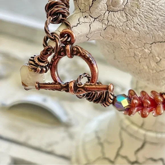 ARTISAN Bracelet “Heather and Wild Roses” - Picture 4 of 11